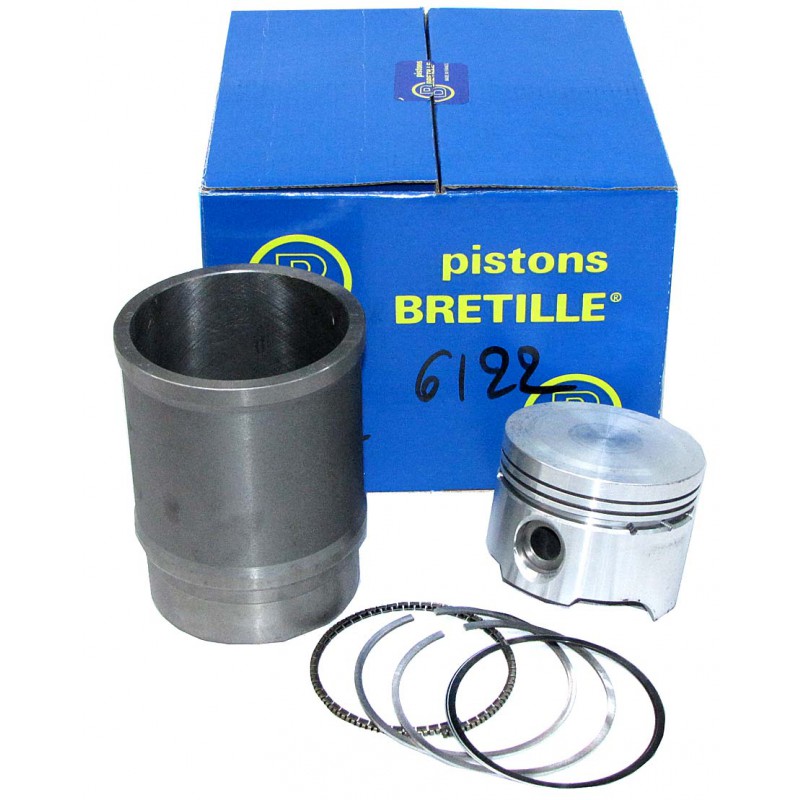 1 Ensemble 1 Chemise Et 1 Piston Complet Neuf Pour Renault 30 Ts